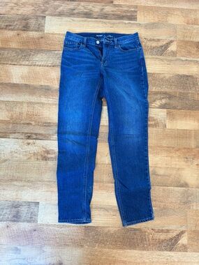 Old Navy Blue WOW Boyfriend Mid-Rise Jeans